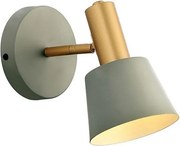 Zambelis 20219 - Fali spotlámpa 1xE14/25W/230V szürke