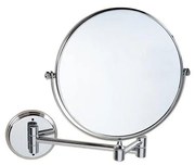 Sminktükör 23x30 cm ezüst