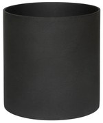 Pottery Pots Puk virágcserép, vulkánfekete színű, többféle méretben - PotteryPots méret: S - h 15 cm, ⌀ 15 cm