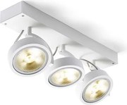 RENDL KELLY III fali lámpa fehér 230V LED G53 3x15W