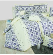EMI Etno kék ágyneműhuzat, A standard egyszemélyes ágy szett tartalma: 1x 140x200 + 1x 70x90