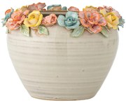 Kőedény kézzel festett kaspó ø 19,5 cm Eanna – Bloomingville