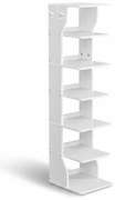 Vasagle CINDY cipőtartó, 6 szint, 30x26,4x110,4 cm, fehér