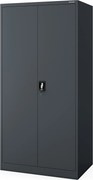 Fém irodai és műhelyszekrény antracit: JAN D600 900 x 1850 x 600 mm