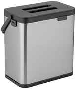 Matt ezüstszínű komposztálható hulladék gyűjtő 3 l Colin – Wenko