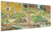 Kép - Childe Hassam, Oyster Sloop, Cos Cob, reprodukciók (120x50 cm)