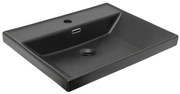 Cabinet washbasin SAT B-Way 61x46,5 cm black SATBW6046BKM