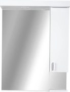 Viva STYLE Tükrös fürdőszobai szekrény LED világítással - JOBBOS szekrénnyel - 55 x 97 x 17 cm