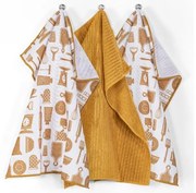 Mikroszálas konyharuha szett 3 db-os 48x40 cm Essential - Tiseco Home Studio