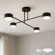 BRILAGI - LED felületre szerelt csillár MONO 4xGX53/30W/230V fekete