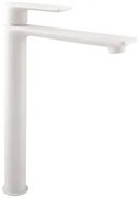 Magas mosdó csaptelep RAV SLEZÁK Nil leeresztőszelep nélkül matt fehér NL130.0BMAT