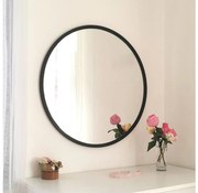 Fali tükör SIYAH átm. 60 cm fekete