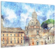 Kép - Santa Maria di Loreto temploma, Róma, Olaszország (70x50 cm)