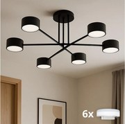 Brilagi - LED felületre szerelhető csillár MONO 6xGX53/30W/230V fekete