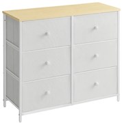 Fehér Fém Komód 80×30×71 cm. AUK-E1032 WT