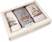 EMI Coffee waffle szövésű konyharuha