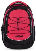 Hátizsák, cipzáras, BELMIL Boost Meteor, fekete-piros (BL3389016)