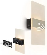 Briloner 3888012 - AURA tölthető fali LED-lámpa érzékelővel LED/2,5W/5V 1800 mAh matt