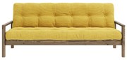 Sárga kinyitható kanapé 205 cm Knob – Karup Design