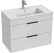 JIKA H4537621763001 - CUBE 80 cm fürdőszobai szekrény mosdóval, fehér