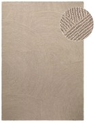 Bézs kézi szövésű gyapjú szőnyeg 120x180 cm Eleni Light Beige – Hanse Home