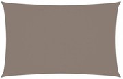 tópszínű téglalap alakú oxford-szövet napvitorla 2,5 x 5 m