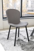 MAZZONI EXPORT FIORA Világosszürke Taupe (Basel 34 szövet) - MODERN LOFT KÁRPITOZOTT SZÉK NAPPALIBA/ÉTKEZŐBE