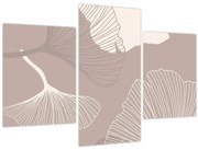 Kép - Bézs színű levelek N⁰1 (90x60 cm)