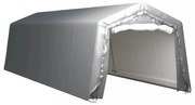 szürke acél tárolósátor 300 x 900 cm