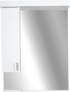 Viva STYLE Tükrös fürdőszobai szekrény LED világítással - BALOS szekrénnyel - 75 x 97 x 15 cm
