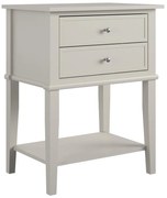 Világosszürke éjjeliszekrény Franklin – Støraa