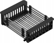 Mosogató csepegtető kihúzható 25 – 44cm fekete rozsdamentes acél