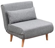 Folde Single Light Grey fotel