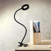 Brilagi - Dimmelhető LED csíptetős lámpa ORBELA LED/8W/5V 3000/4000/5000K fekete