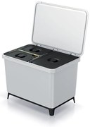 Prosperplast SYSTEMA szemetes kuka 1x23l + 2x10l hamvas szürke