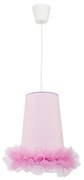 Duolla - Gyerek csillár zsinóron BALLET 1xE27/40W/230V átm. 21 cm rózsaszín