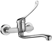 Kuchinox Madera, fali mosogatócsaptelep 150mm orvosi karral, króm, LAV-BQM_08MD