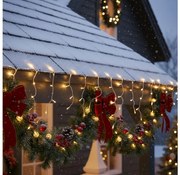 Brilagi - LED kültéri karácsonyi fényfüzér 200xLED/8 funkció 13m IP44 meleg fehér