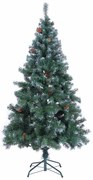 Casaria® Mesterséges karácsonyfa 180 cm hóval