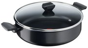 Alumínium serpenyő fedővel ø 28 cm Simply Clean Red – Tefal