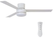 BAYSIDE 213036 - LED mennyezeti ventilátor LAGOON GX53/17W/230V fehér + DO