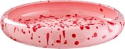 BOOGY SPLASH tésztás tányér 24 cm , rózsaszín/piros