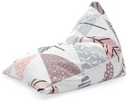 Triangl babzsák színes fácskák, színes