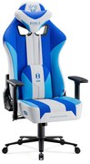 Diablo X-Player 2.0 szövet gamer szék Átlagos méret: frost white / fehér