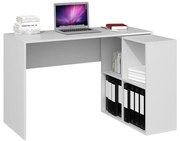 Plus 2X2 polcos íróasztal, fehér