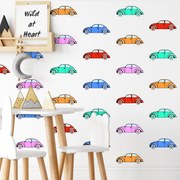 Falmatrica "Színes autók" 18x6 cm
