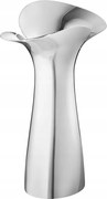 Georg Jensen Bloom Botanica Acél Virágváza 22 cm Ezüst Fény
