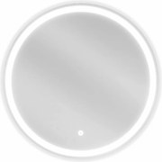 Mexen Gobi megvilágított fürdőszobai tükör, kerek 60 cm, LED 6000K, páramentesítő - 9801-060-060-611-00