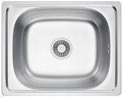 Erga HD, 1 rekeszes acél mosogató 460x410x160 mm, MicroDekor felület, ERG-MLS-HD4641D