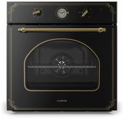 Klarstein Victoria, beépített sütő, retró dizájn, 9 funkció, 50 – 250 °C, fekete